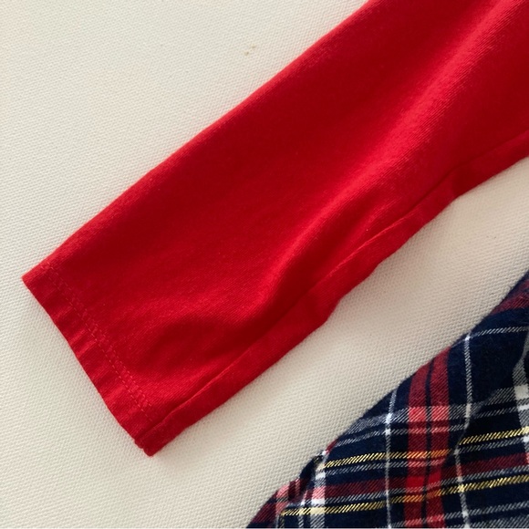 Gymboree 3T Toddlers Girl Holiday Christmas Red Plaid Dress - Picture 5 of 7